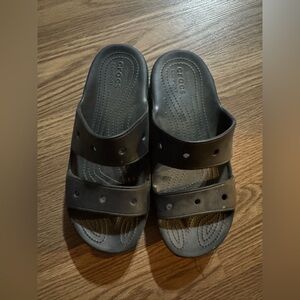 CROCS Black Slide Sandals